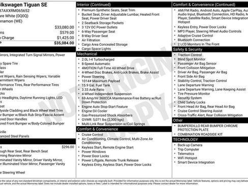 Certified 2024 Volkswagen Tiguan SE image 10