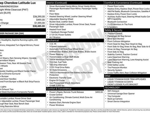 Used 2022 Jeep Cherokee Latitude Lux image 4