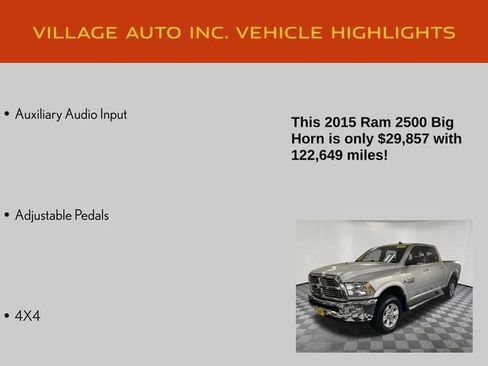 Used 2015 RAM 2500 Big Horn image 21