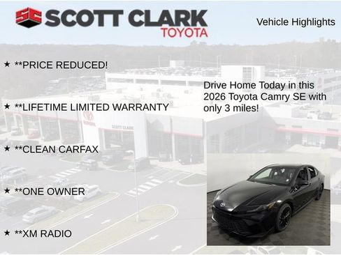 Used 2026 Toyota Camry SE FWD image 12