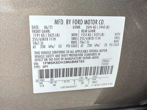 Used 2021 Ford Explorer XLT w/ Equipment Group 202A image 22