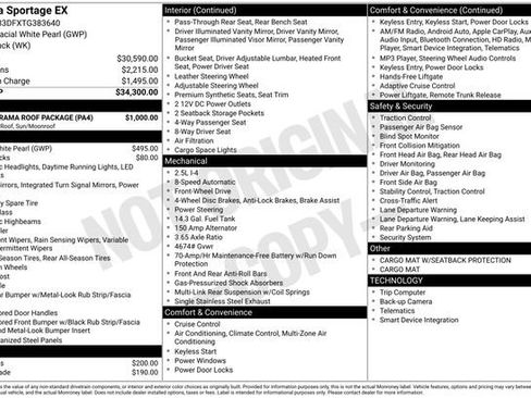 New 2026 Kia Sportage EX w/ EX Panorama Roof Package FWD image 4