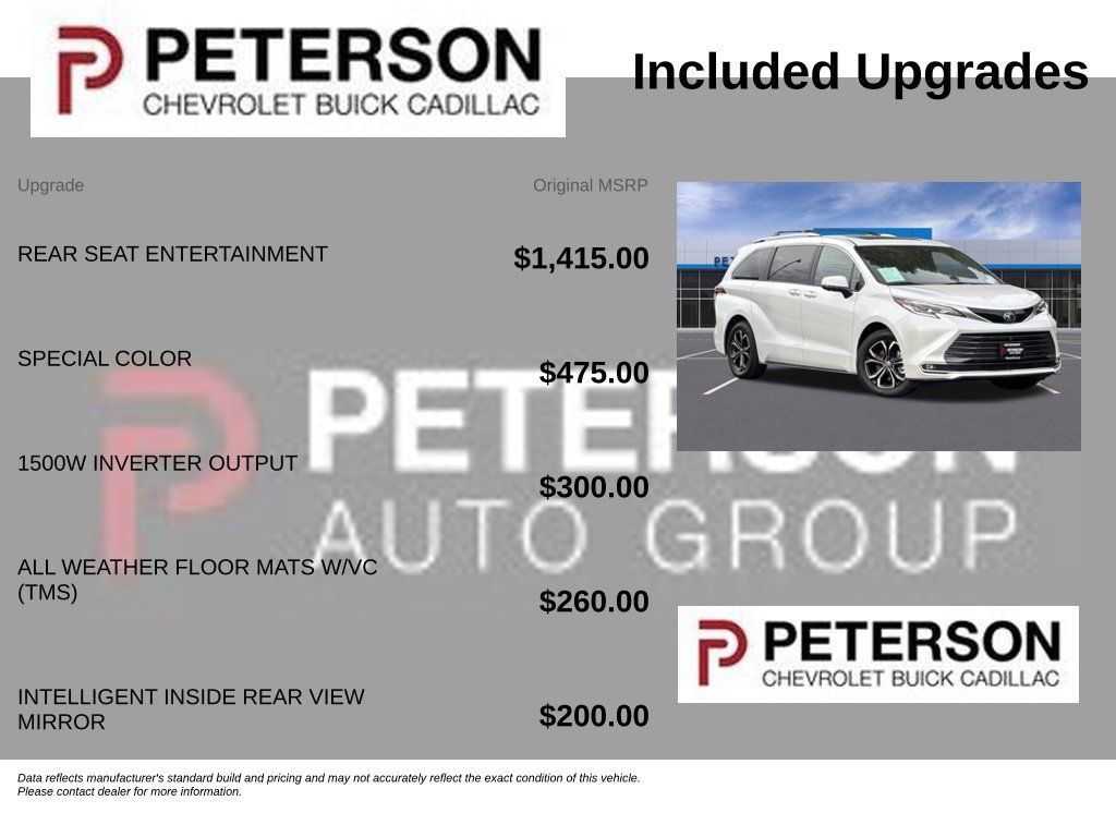 Used 2025 Toyota Sienna Platinum AWD/4WD image 11