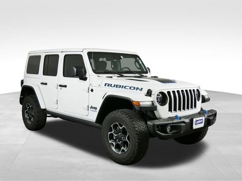 Used 2022 Jeep Wrangler Unlimited Rubicon 4xe w/ Steel Bumper Group AWD/4WD image 2