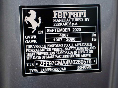Certified 2021 Ferrari 812 GTS RWD image 37