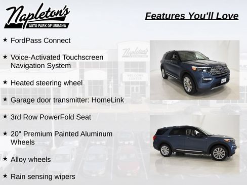Used 2021 Ford Explorer Limited w/ Equipment Group 301A AWD/4WD image 27