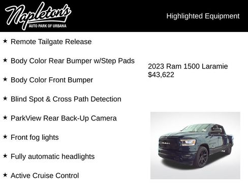 Used 2023 RAM 1500 Laramie AWD/4WD image 11