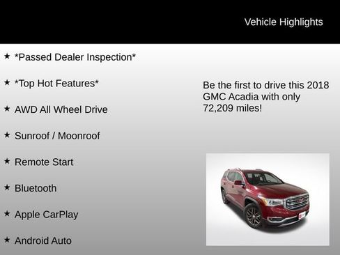 Used 2018 GMC Acadia SLT image 7