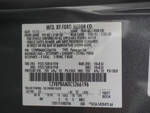 Used 2012 Ford Mustang Premium RWD image 32