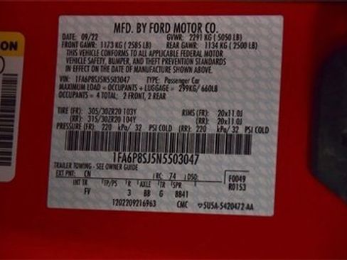 Used 2022 Ford Mustang Shelby GT500 w/ Handling Package image 13