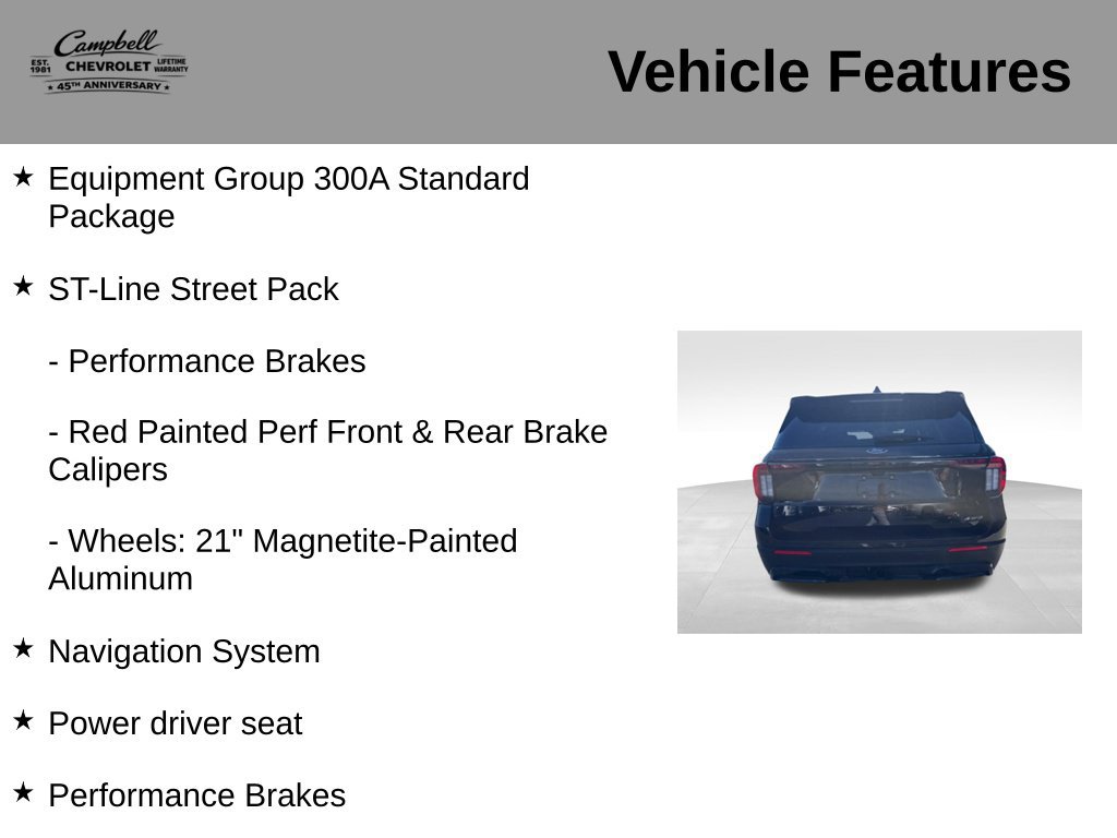 Used 2025 Ford Explorer ST-Line w/ ST-Line Street Pack AWD/4WD image 5