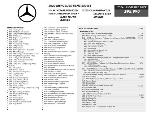 Used 2022 Mercedes-Benz E 53 AMG 4MATIC Sedan image 85