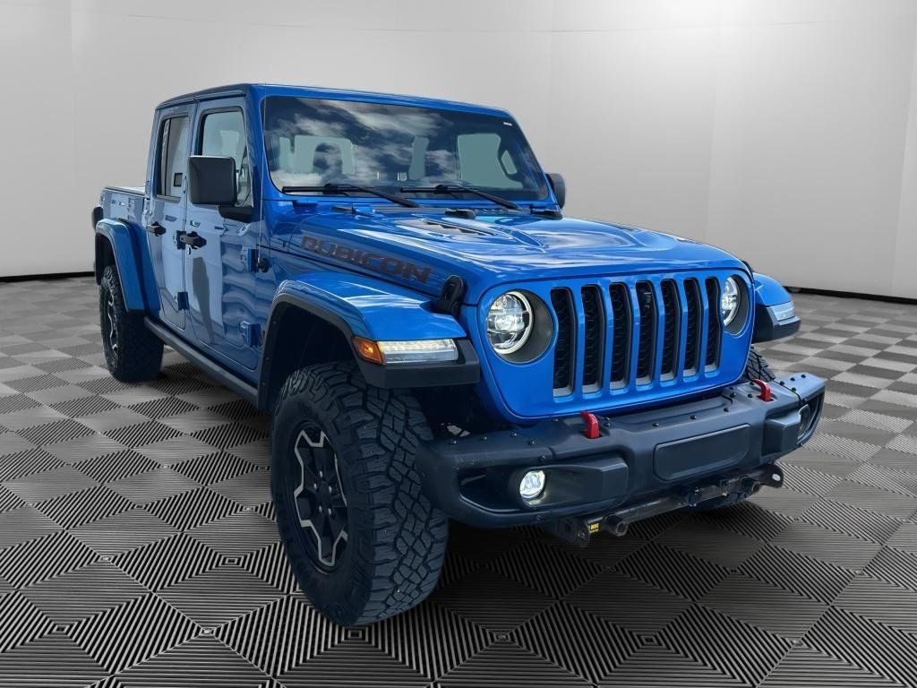 Used 2021 Jeep Gladiator Rubicon w/ Uconnect 4C Nav & Sound Group AWD/4WD image 3