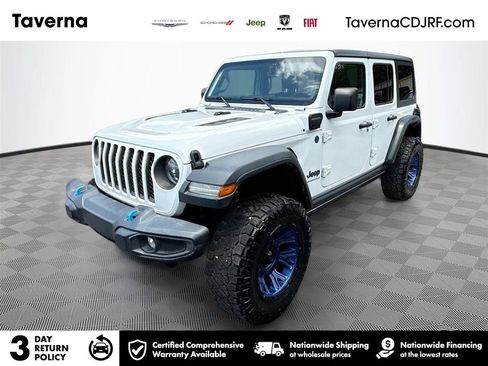 Used 2023 Jeep Wrangler Unlimited Rubicon 4xe AWD/4WD image 1