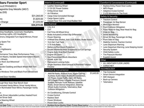 Used 2023 Subaru Forester Sport image 6