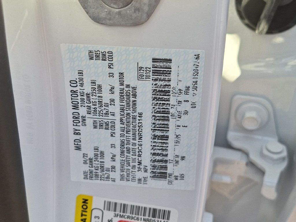 Used 2022 Ford Bronco Sport Outer Banks AWD/4WD image 32