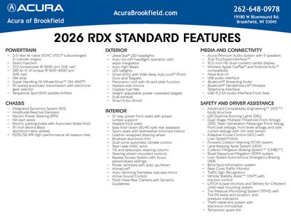 New 2026 Acura RDX SH-AWD w/ Advance Package