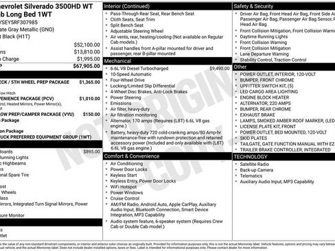 Used 2024 Chevrolet Silverado 3500 W/T AWD/4WD image 2