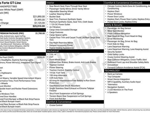 Used 2023 Kia Forte GT-Line w/ GT-Line Premium Package FWD image 50