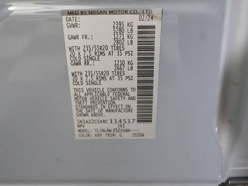 Used 2024 Nissan Murano SL AWD/4WD image 53