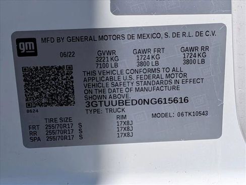 Used 2022 GMC Sierra 1500 SLE image 23