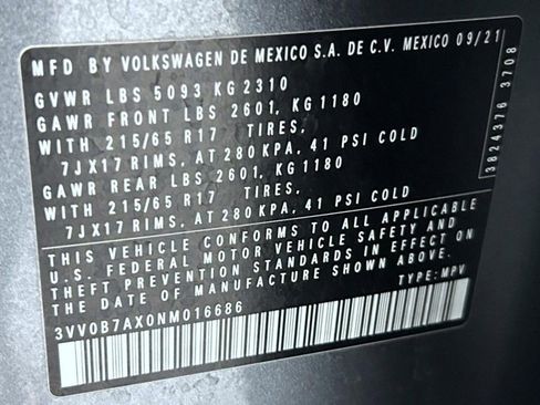 Used 2022 Volkswagen Tiguan S image 25