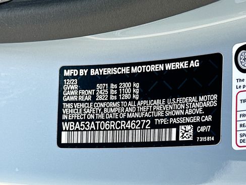 Certified 2024 BMW M440i Convertible w/ Parking Assistance Package RWD image 34