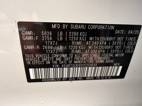 Used 2025 Subaru Outback Wilderness AWD/4WD image 38