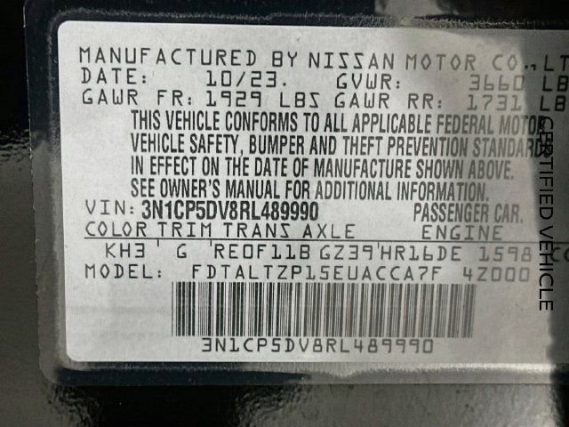 Certified 2024 Nissan Kicks SR w/ SR Premium Package FWD image 32