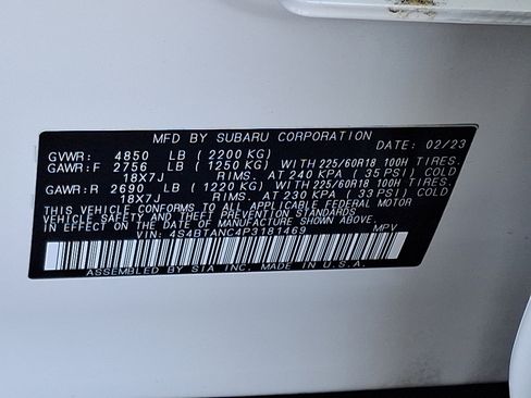 Used 2023 Subaru Outback Limited image 29