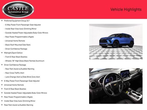 Used 2024 Chevrolet Blazer LT w/ Midnight/Sport Edition FWD image 3