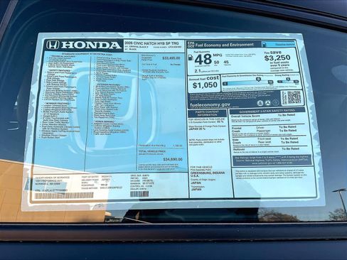 New 2026 Honda Civic Sport Touring image 18