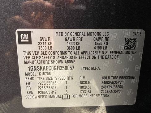 Certified 2016 Chevrolet Tahoe LS AWD/4WD image 30