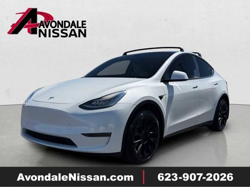 Used 2020 Tesla Model Y Long Range AWD/4WD image 1