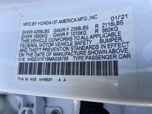 Used 2021 Honda Accord LX image 33