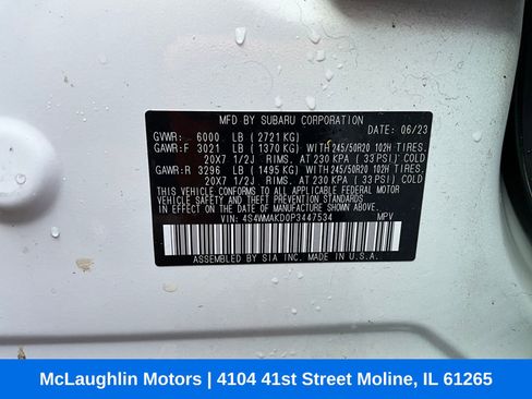 Certified 2023 Subaru Ascent Onyx Edition Limited image 20