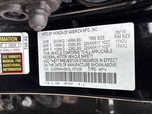 Used 2016 Honda CR-V EX image 34