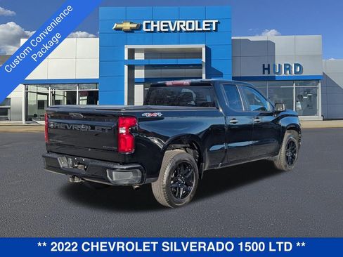 Certified 2022 Chevrolet Silverado 1500 Custom w/ LPO, Blackout Package image 4