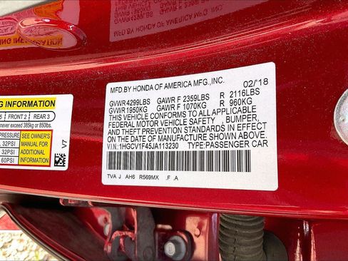 Used 2018 Honda Accord EX image 3