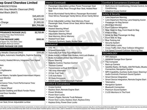 Used 2025 Jeep Grand Cherokee Limited w/ Black Appearance Package AWD/4WD image 27