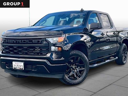 Used 2024 Chevrolet Silverado 1500 Custom w/ Turbomax Blackout Package image 1