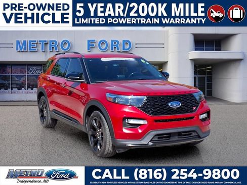 Certified 2023 Ford Explorer ST w/ Equipment Group 401A AWD/4WD image 1