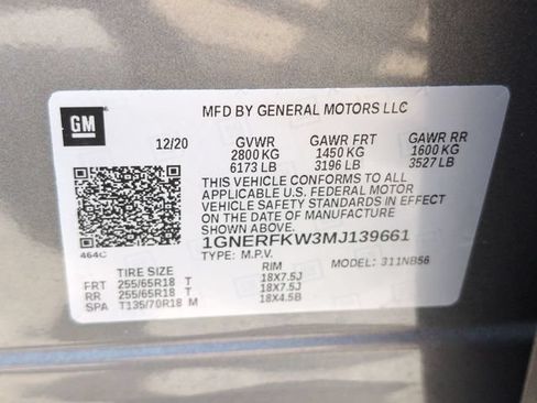 Certified 2021 Chevrolet Traverse LS FWD image 32