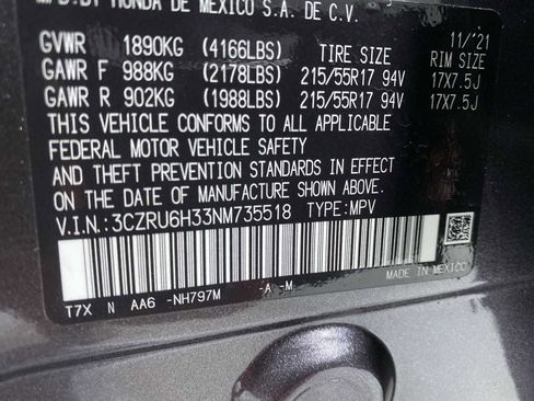 Used 2022 Honda HR-V LX image 21