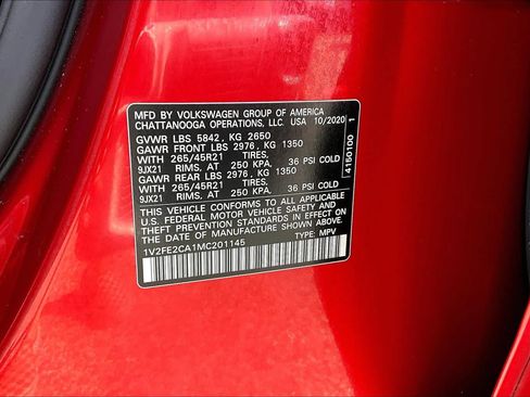 Used 2021 Volkswagen Atlas Cross Sport SEL Premium R-Line AWD/4WD image 34