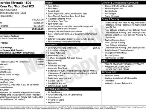 Used 2025 Chevrolet Silverado 1500 Custom AWD/4WD image 9