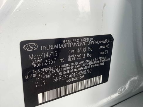 Used 2015 Hyundai Sonata Limited 2.0T FWD image 21