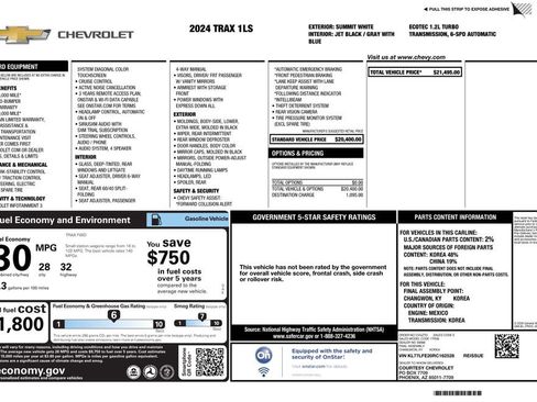 Used 2024 Chevrolet Trax LS image 3