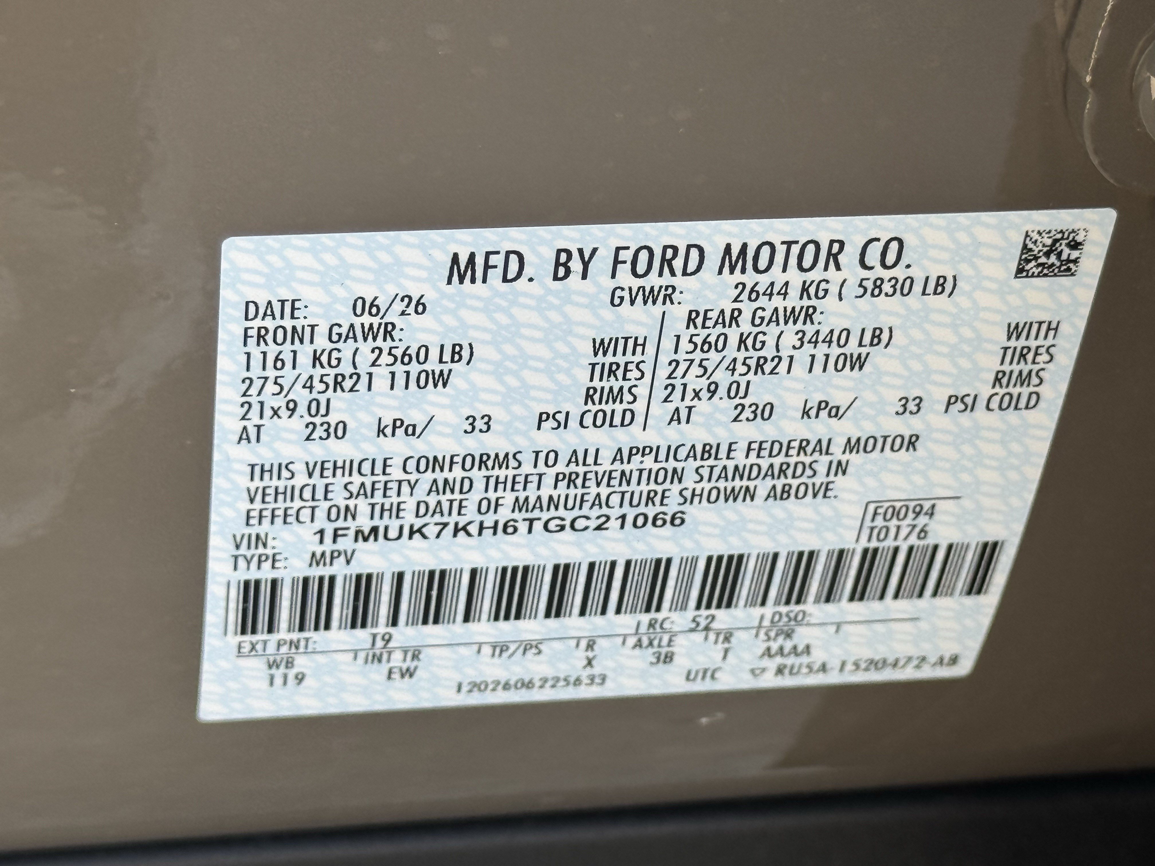 New 2026 Ford Explorer ST-Line w/ ST-Line Street Pack RWD image 20