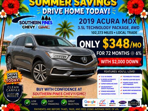 Used 2019 Acura MDX w/ Technology Package AWD/4WD image 5